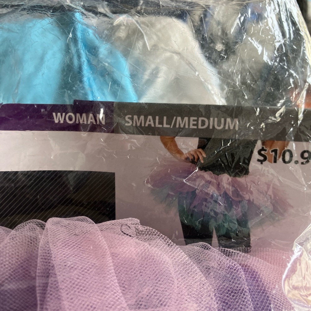 Women's Small/Medium Lavender and Turquoise Tulle Tutu